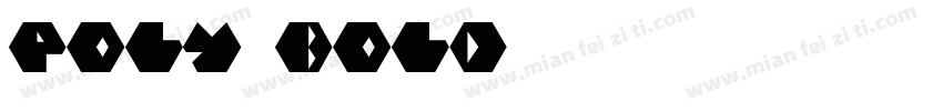 Poly Bold字体转换